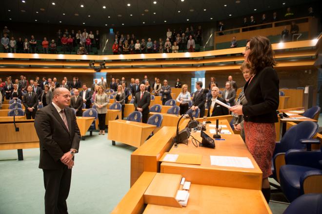 Beëdiging van Fred Teeven (VVD)