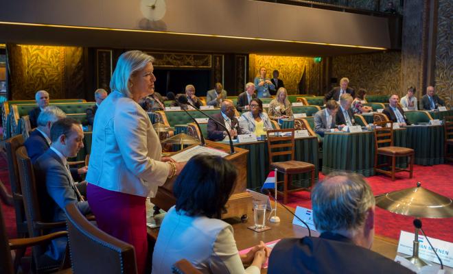 Opening IPKO in plenaire zaal Eerste Kamer