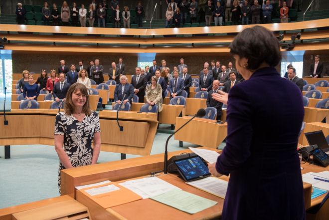 Margrite Kalverboer is op woensdag 20 april 2016 geïnstalleerd als Kinderombudsman