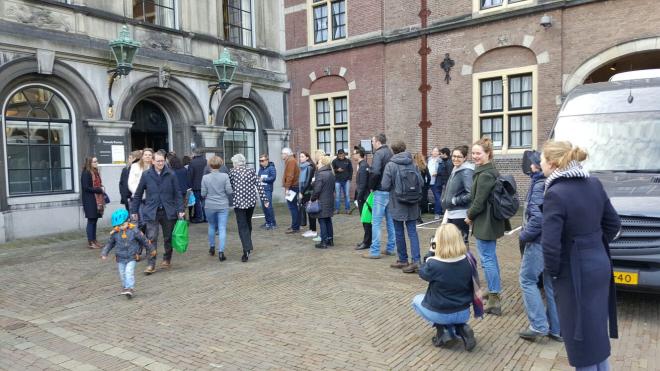 Stembureau bij Binnenhof 1a