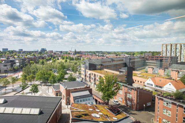 De Enschedese volkswijk Roombeek na de wederopbouw.